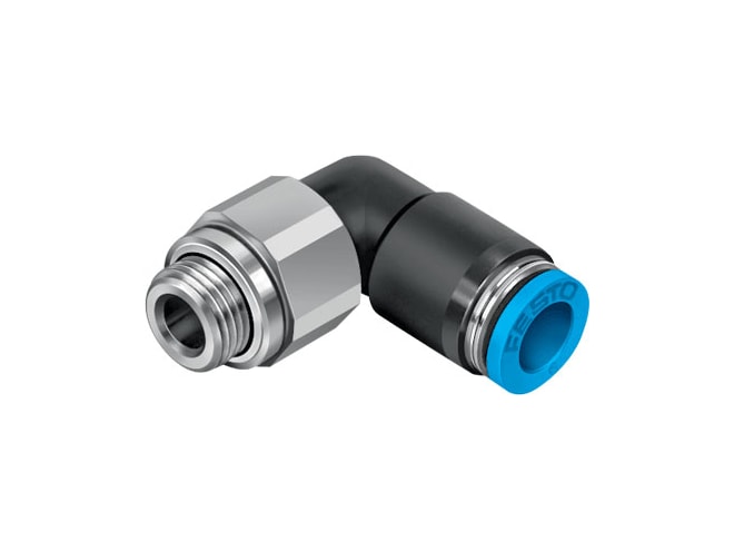 Festo QSRL-G1/8-4 Push-in L-fitting, Rotatable