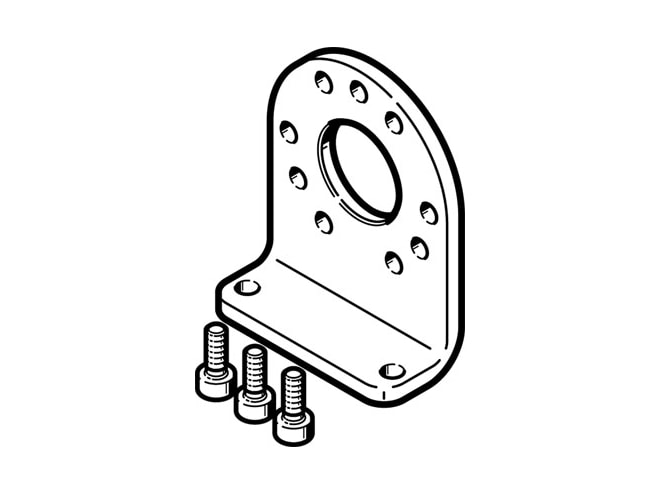 Festo DAMH-Q12-8 Foot Mounting
