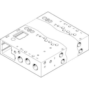 Festo VABM-L1-14W-G14-10-GR Manifold Rail