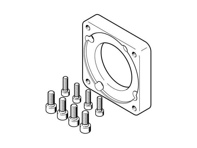 Festo EAMF-A-77A-100A Motor Flange