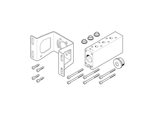Festo VABM-B10-30-G34-3-P53-E Common Supply Manifold