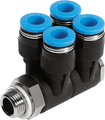 Festo 186247 / QSLV4-G1/4-8 Multiple Distributor
