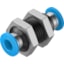 Festo QSS-6-100 Push-in Bulkhead Connector 