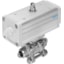 Festo VZBA-11/2-WW-63-T-22-F0507-V4V4T-PP60-R-90-C Ball Valve Actuator Unit 