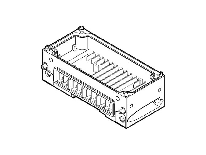 Festo CPX-M-GE-EV-FVO Interlinking Block | HMI Modules - Remote I/O ...