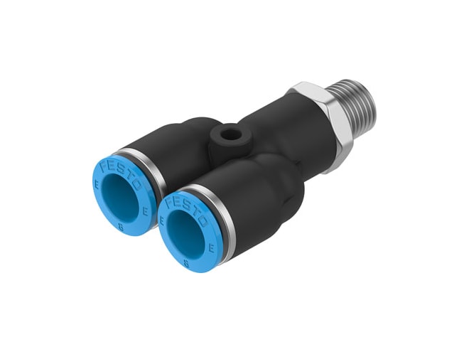 Festo NPQE-Y-R18-Q8-P10 Push-in Y-fitting