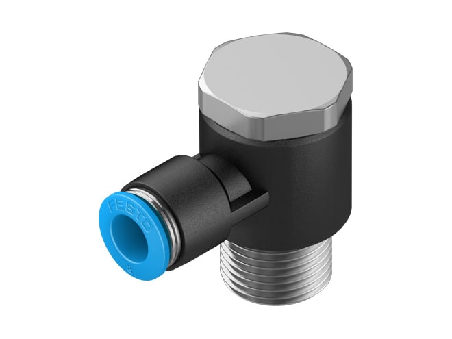 Festo QSLV-3/8-8 Push-in L-fitting