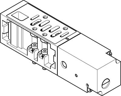 Festo 555790 / VABF-S1-2-L1D1-C Vertical Pressure Shut-off Plate
