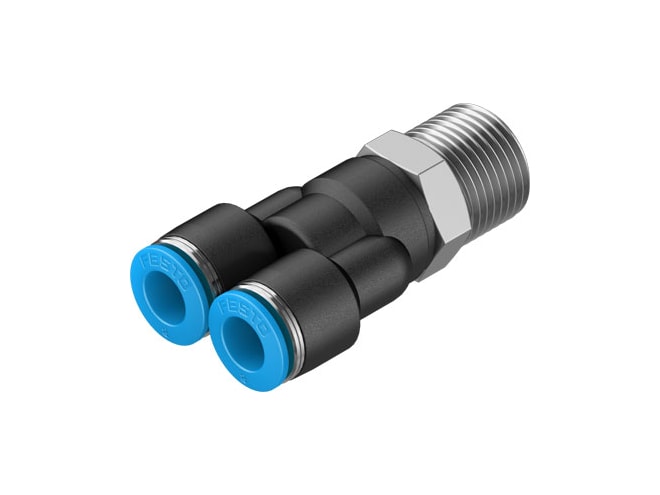 Festo QSY-3/8-8 Push-in Y-fitting