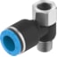 Festo NPQE-LT-R18-Q10-P10 Push-in T-fitting 