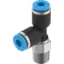 Festo NPQE-LQ-R18-Q4-P10 Push-in T-fitting 