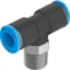 Festo QSMT-1/8-4 Push-in T-fitting 