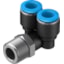 Festo QSYL-1/2-1/2-U Push-in T-fitting 