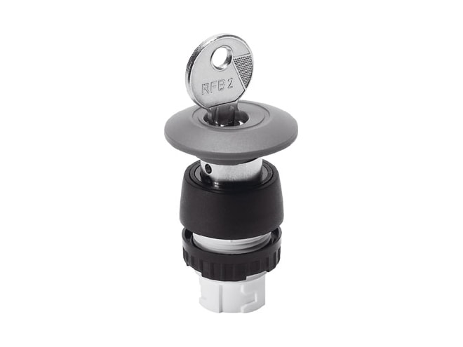 Festo PRS-22-RT-B Mushroom Pushbutton, Detenting