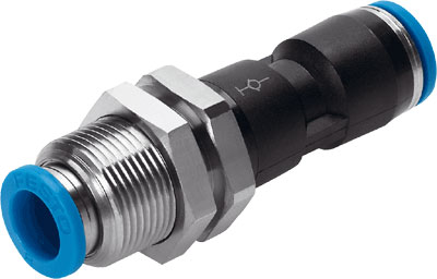 Festo 130639 / QSSK-8 Push-in Bulkhead Connector