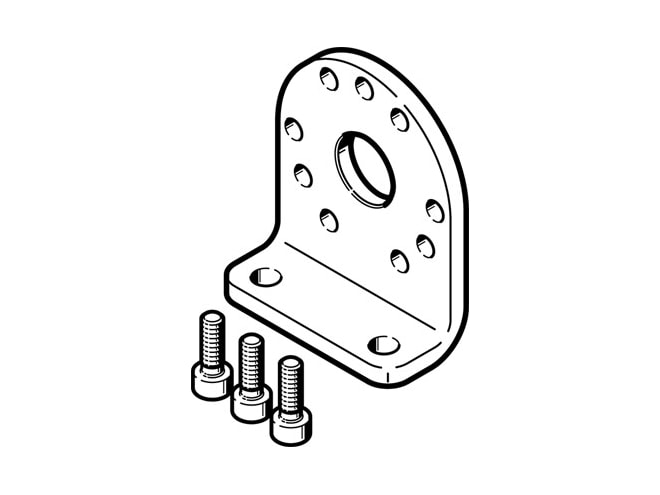 Festo DAMH-Q12-12 Foot Mounting