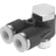 Festo QSYLV-1/8-3/16-U Push-in T-fitting 