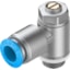 Festo GRLA-1/4-QS-10-D One-way Flow Control Valve 