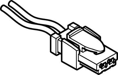 Festo 566662 / NEBV-HSG2-KN-0.5-N-LE2 Plug Socket With Cable