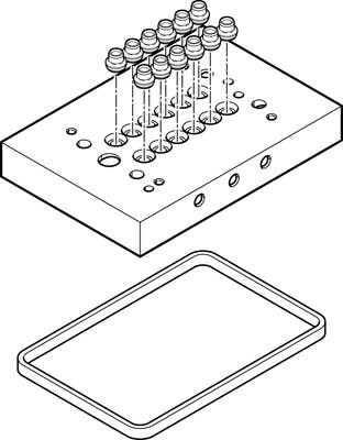 Festo 566711 / CPV10-VI-P6-1/8-C Multi-pin