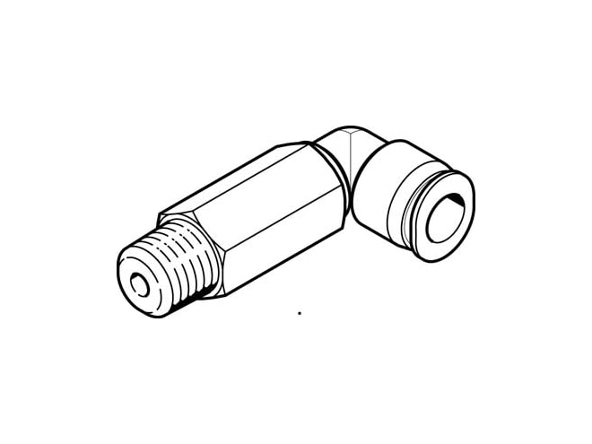 Festo QBMLL-1/8-1/4-U Push-in L-fitting, Long