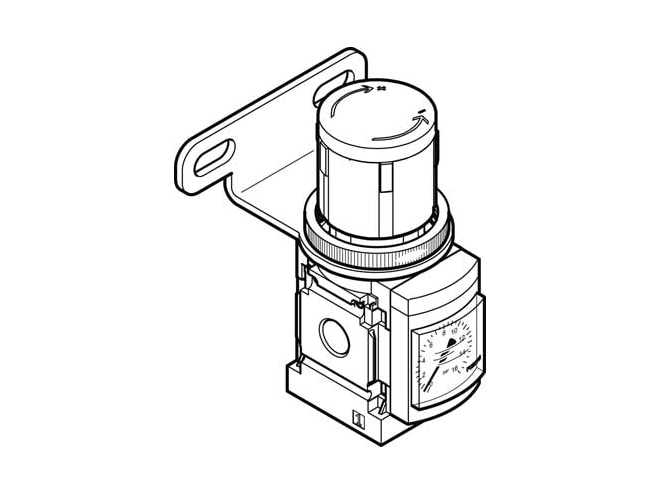 Festo MS4-LR-1/8-D6-WR Pressure Regulator