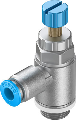 Festo 534339 / GRLA-1/4-QS-8-RS-D One-way Flow Control Valve