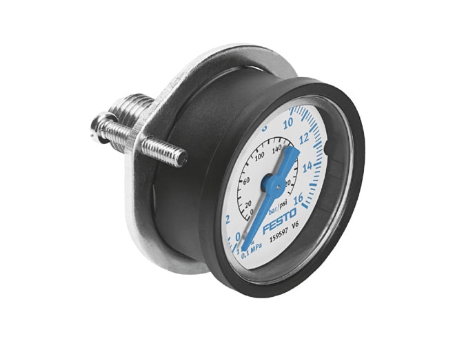Festo FMA-63-16-1/4-EN Flanged Pressure Gauge