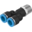 Festo NPQE-Y-R12-Q12-P5 Push-in Y-fitting 