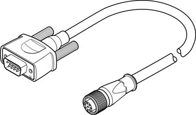 Festo 5105625 / NEBM-M12G8-E-20-S1G9 Encoder Cable