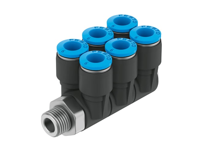 Festo QSLV6-1/2-1/2-U Multiple Distributor
