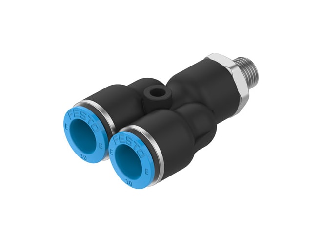 Festo NPQE-Y-R18-Q10-P10 Push-in Y-fitting