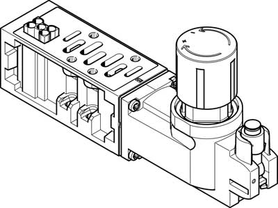 Festo 555772 / VABF-S2-2-R1C2-C-10 Regulator Plate