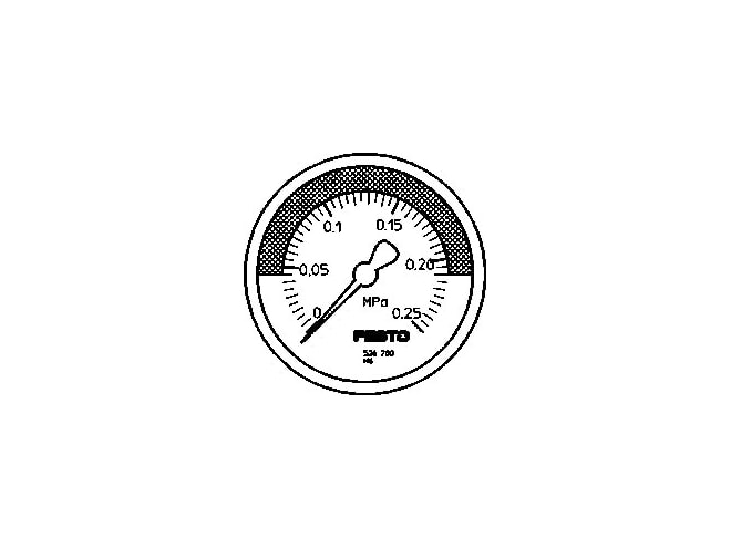 Festo MA-50-0,25-R1/4-MPA-E-RG Pressure Gauge