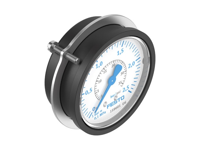 Festo FMA-63-2,5-1/4-EN Flanged Pressure Gauge