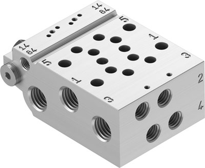 Festo 566606 / VABM-L1-10HW-G18-2 Manifold Rail