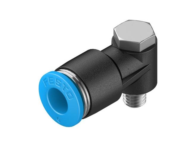 Festo QSLV-M5-6 Push-in L-fitting