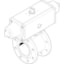 Festo VZBC-100-FF-16-22-F0710-V4V4T-PS240-R-90-4-C Ball Valve Actuator Unit 
