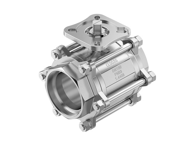 Festo VZBE-4-WA-63-T-2-F1012-V15V15 Ball Valve