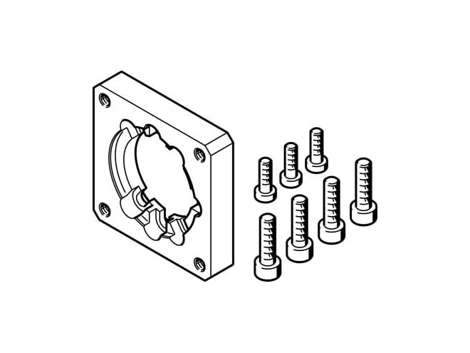 Festo EAMF-A-44A/B-55A Motor Flange
