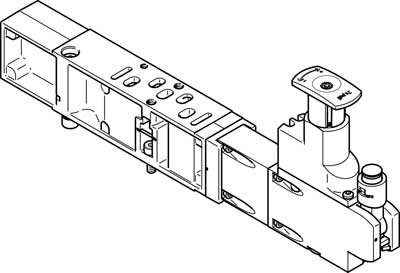 Festo 549876 / VABF-S4-1-R1C2-C-6E Regulator Plate