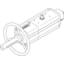 Festo DAPS-0120-090-RS2-F0710-MW Semi-rotary Drive 