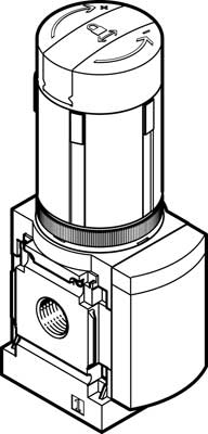 Festo 529482 / MS4-LRB-1/4-D6-VS-AS-Z Pressure Regulator