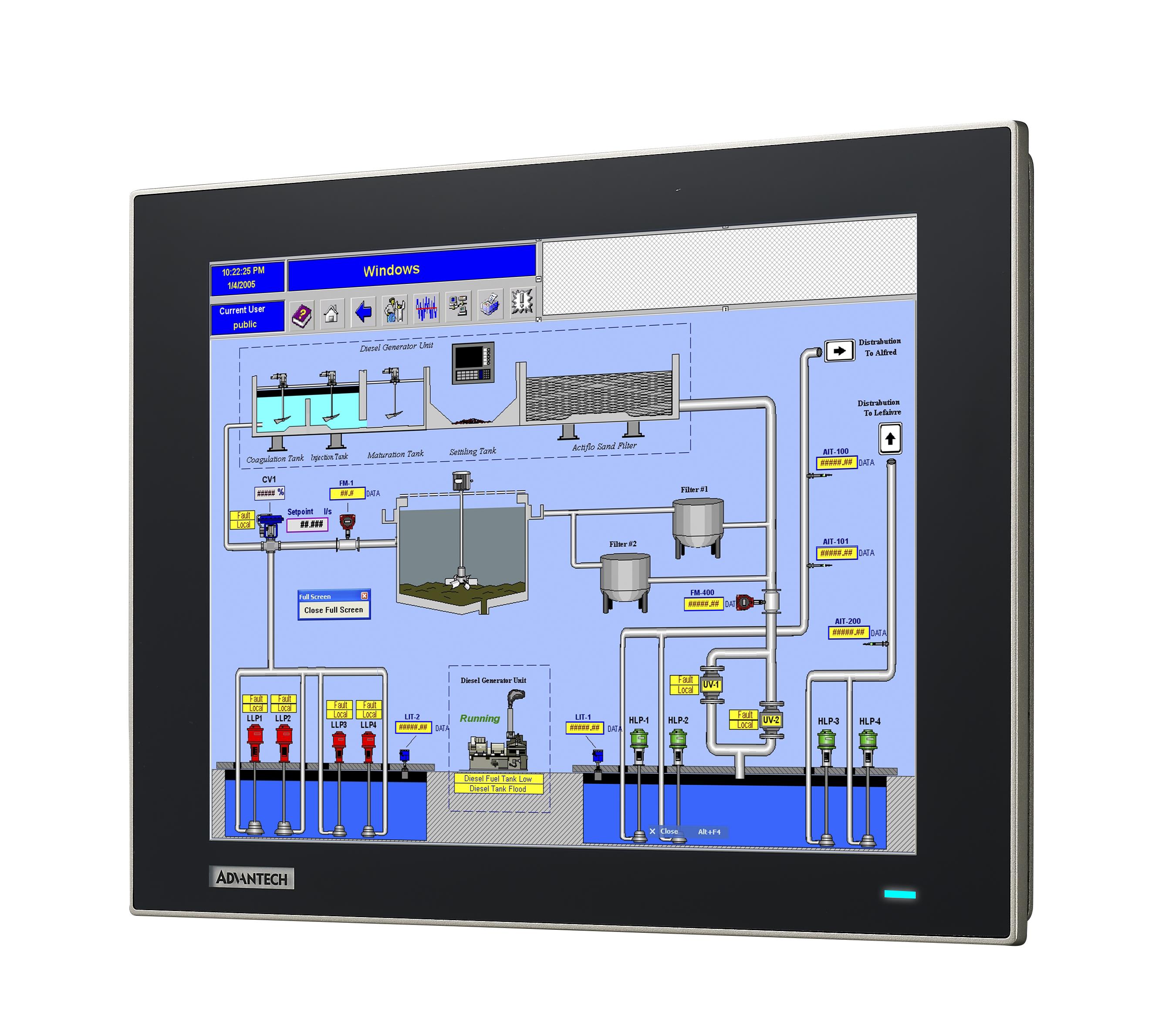 Advantech FPM-7121T-R3AE