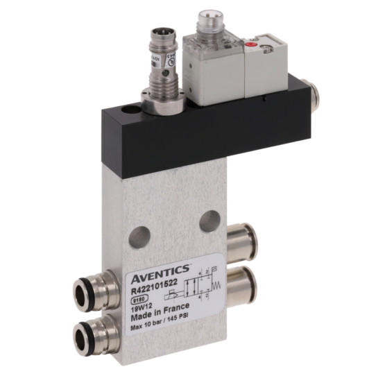 Aventics AV-4/2NC-SR-024DC-E-AV-D6-M8-NLC-PD Flow Control Valve