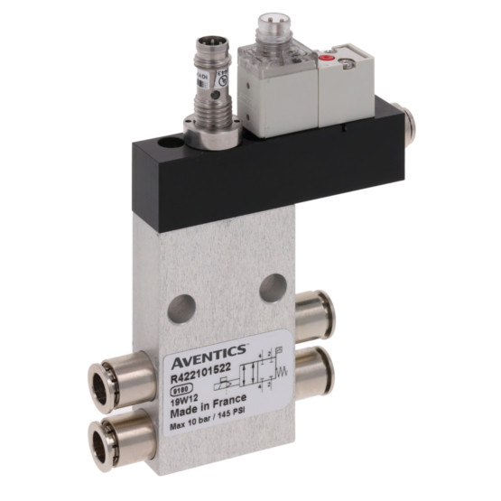 Aventics AV-4/2NC-SR-024DC-E-D1/4-D1/4-M8-NLC-PD Flow Control Valve