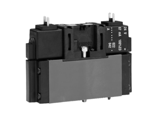 Aventics CD01 - 5/3EC - 024AC Electric and Pneumatic Actuated Directional Valve