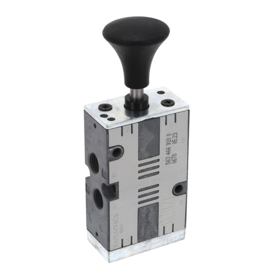 Aventics CD07-KNOB-OPERATED-W/DETENT Electric and Pneumatic Actuated Directional Valve