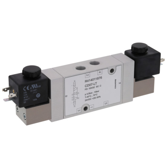Aventics CD07-LT-5/2-NC-DO-024VDC-WMO-E-G014-RAIL Electric and Pneumatic Actuated Directional Valve