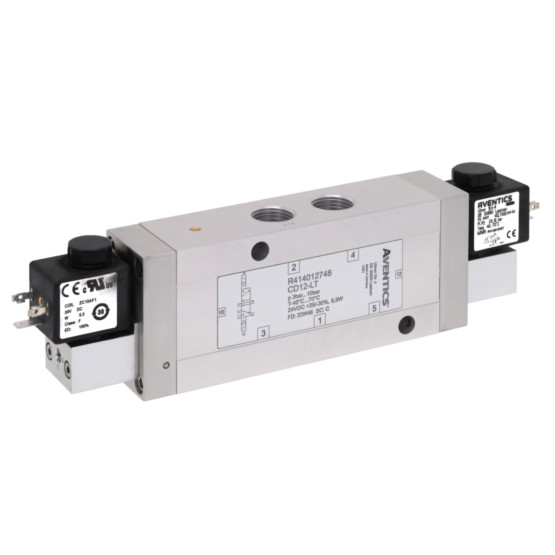 Aventics CD12-LT-5/2-NC-DO-024VDC-E-G012-RAIL Electric and Pneumatic Actuated Directional Valve